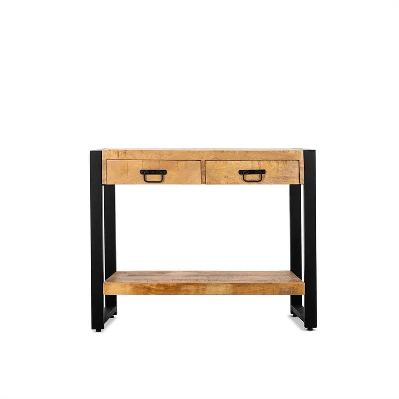 Konsolentisch Britt aus Mangoholz 120cm - Hellbraun