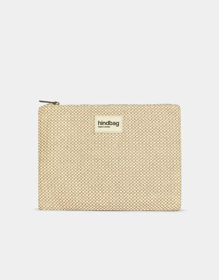 Kosmetiktasche Ema I Naturweiß Geflecht