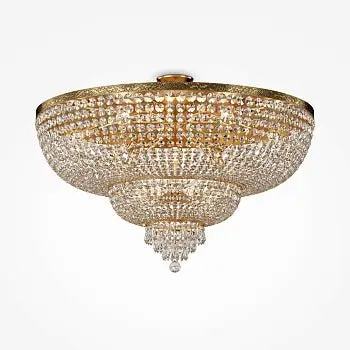 Kronleuchter – Goldfarbenes Metall, 18× E27 Fassung, 60 W Leistung, Ø100 cm - Palace | Maytoni
