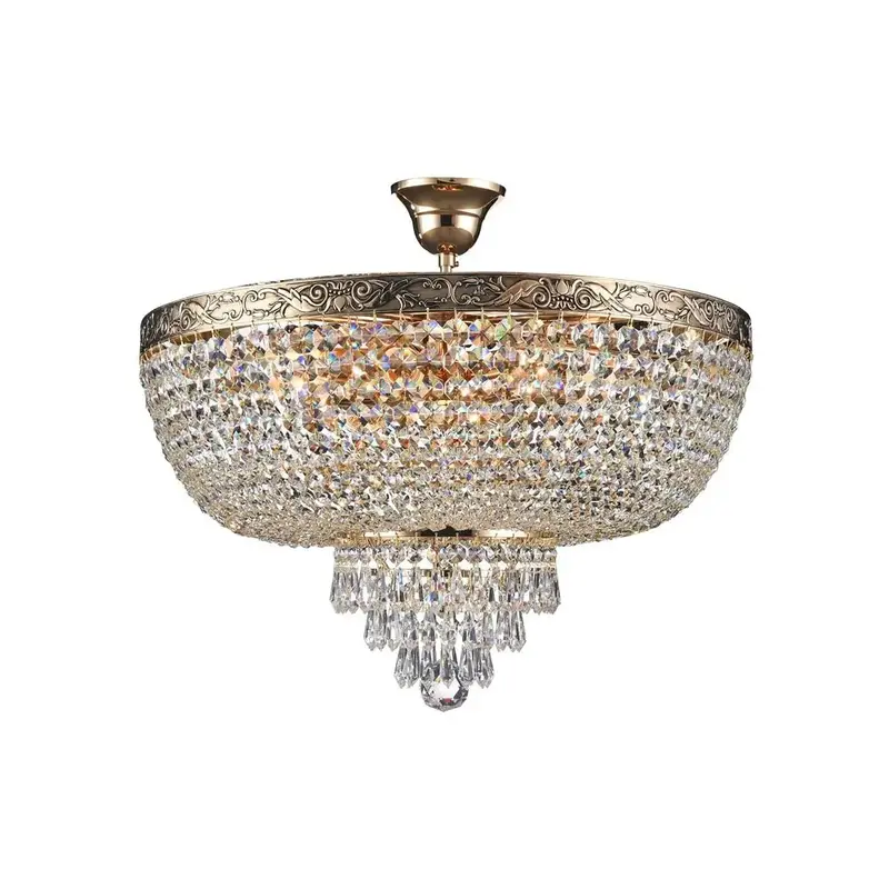 Kronleuchter – Goldfarbenes Metall, 6× E27 Fassung, 60 W Leistung, Ø50 cm - Palace | Maytoni