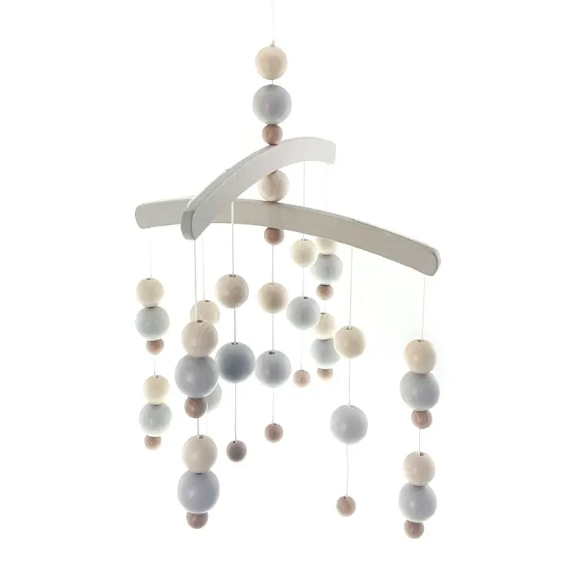 Kugel-Mobile, natur-grau, 52 cm