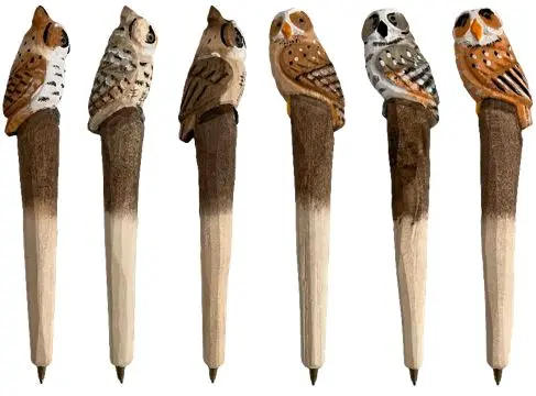 Kugelschreiber Eulen Set