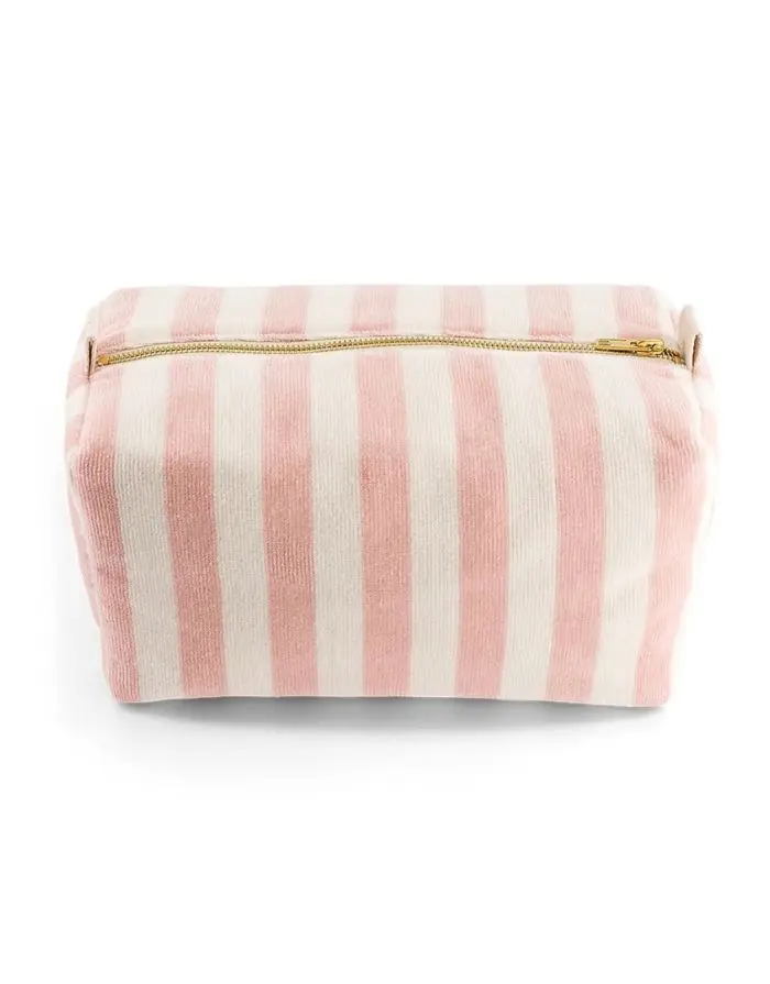 Kulturtasche Frottee Vic Stripes I Light Pink