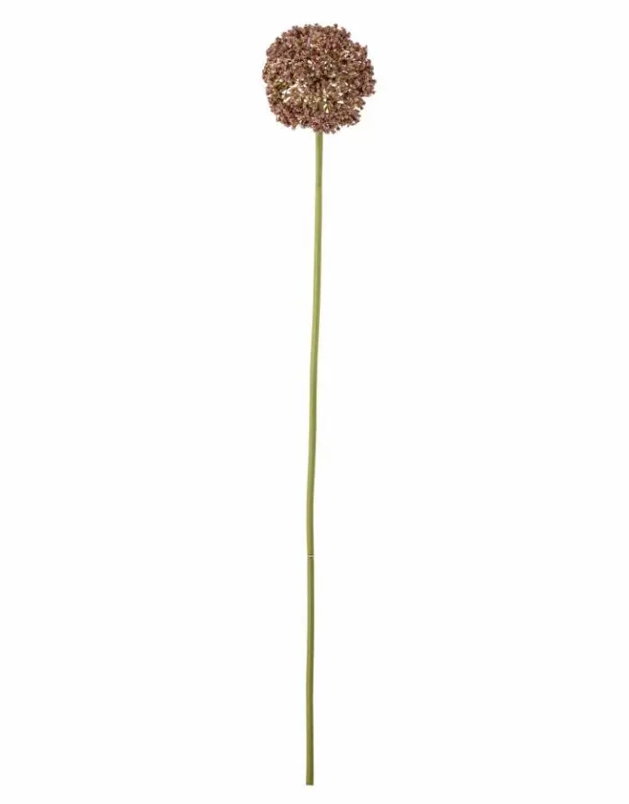 Kunstblume Allium Stiel I Braun