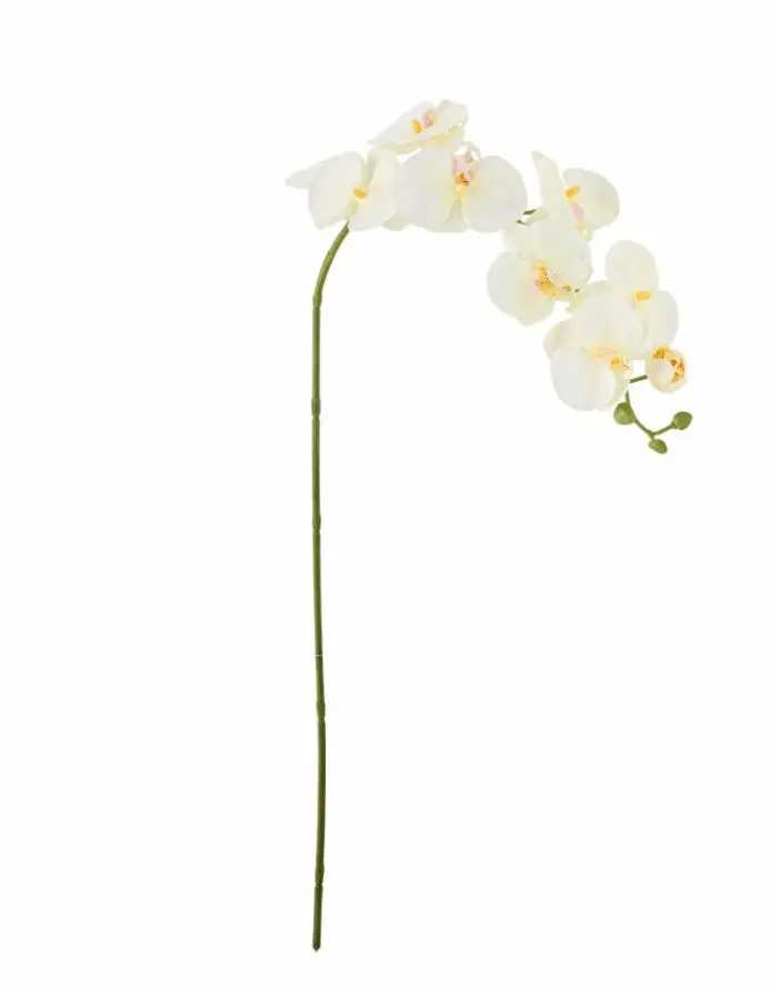Kunstblume Orchid Stiel I Weiß
