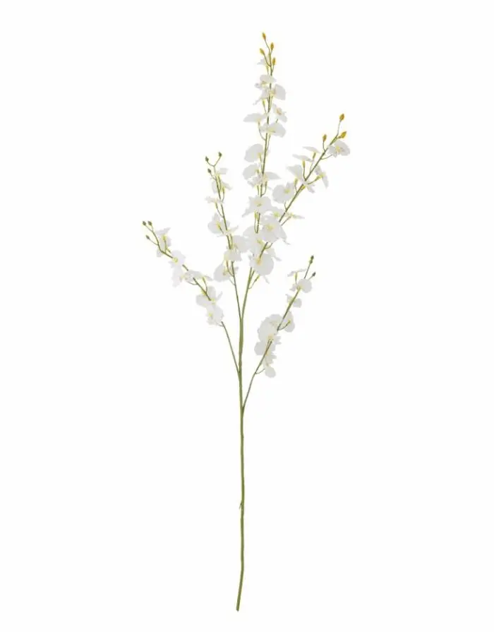 Kunstblume Orchid Stiel I Weiß