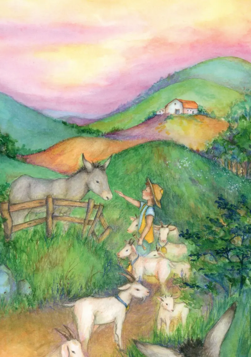 Kunstdruck A5 'Sommer'