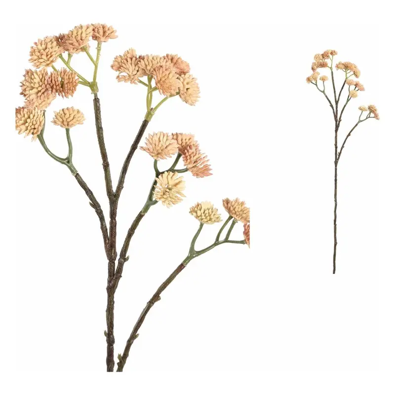 Kunstpflanze – Beige Gartenblüten, Detailreiche Blüten, Natürliche Optik | PTMD
