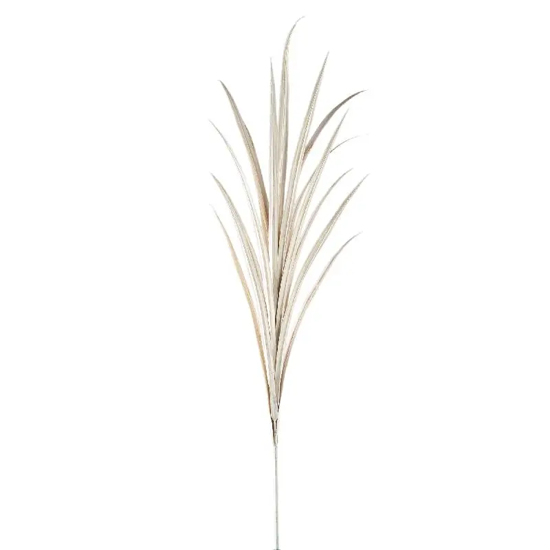 Kunstpflanze - Cremefarbene Yucca Spray, Kunststoff, Metall, Handgefertigt | PTMD