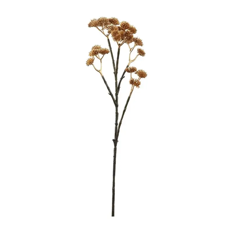 Kunstpflanze – Hellbraune Blüten, Feine Blüten, Natürliche Optik | PTMD