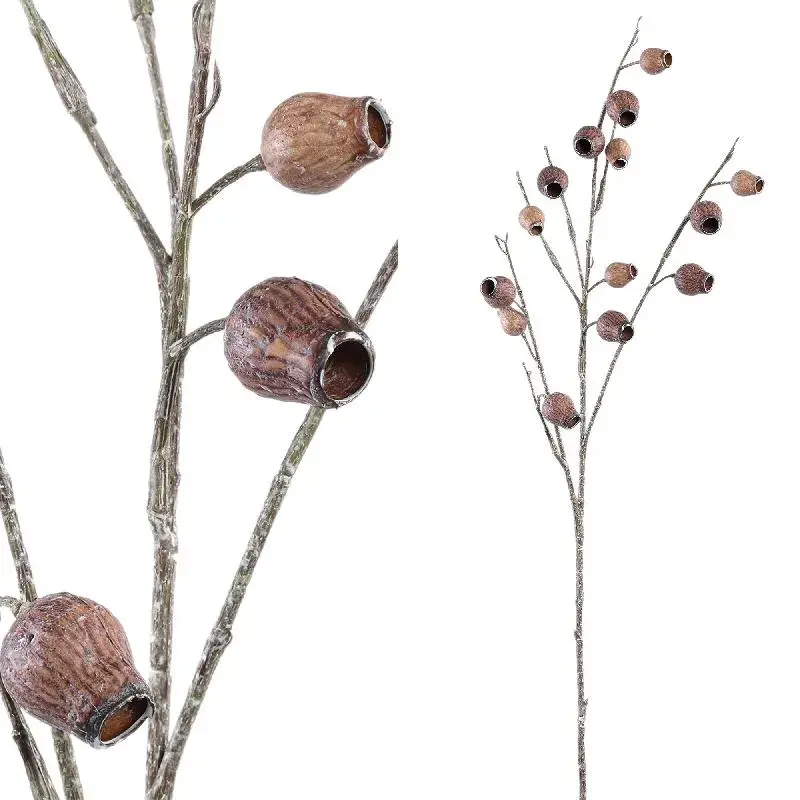 Kunstzweig – Kunststoff Material, Braune Farbe, Eukalyptus Zweig | PTMD
