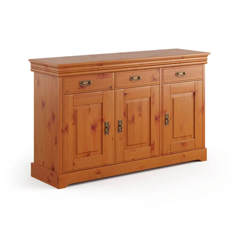 Landhaus Sideboard Toskania aus Massivholz gebeizt