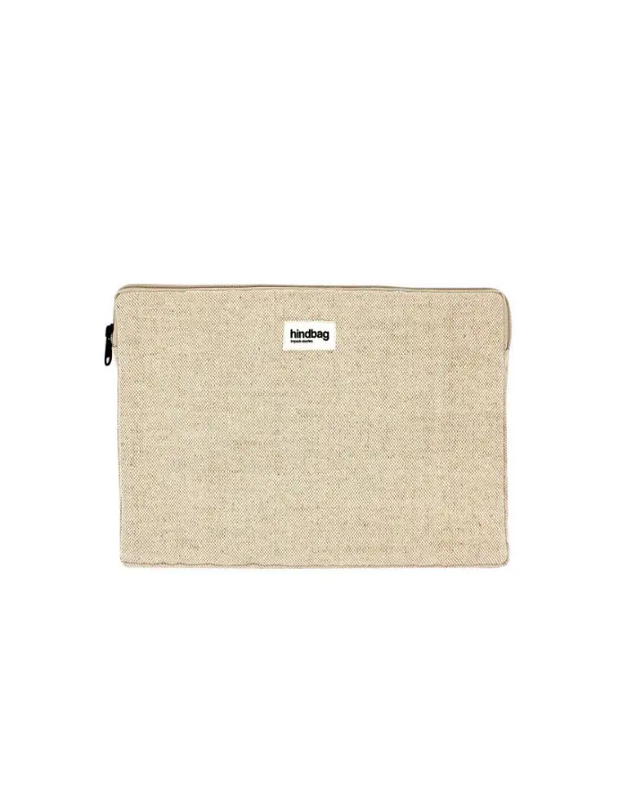 Laptophülle Ava M Jute I Beige
