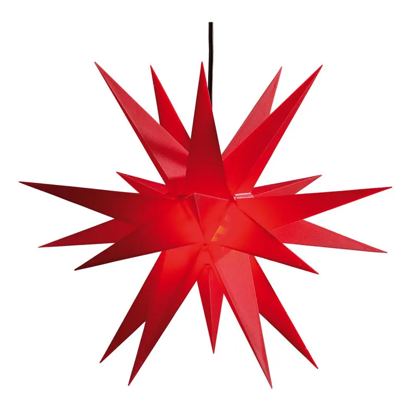 LED Adventsstern für Außen, Ø 60 cm rot von SAICO