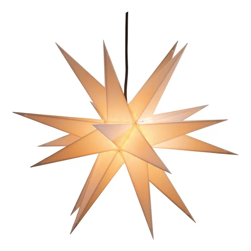 LED Adventsstern für Außen, Ø 60 cm weiß von SAICO