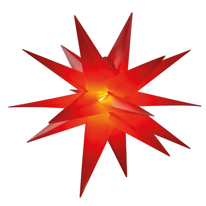 LED Adventsstern für Außen zum Falten , Ø 35 cm in rot von HGD