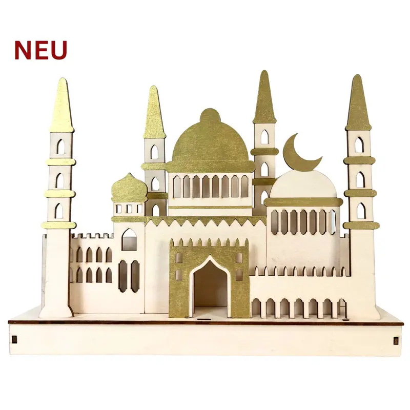 LED Diorama "Zauber des Orient" , weiß/gold, 29 cm