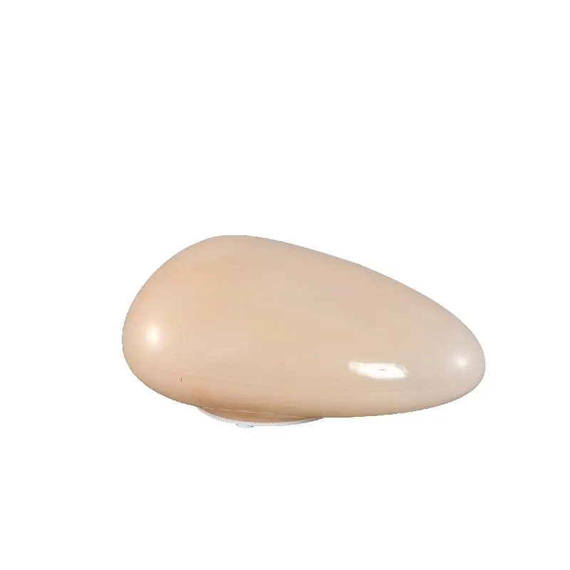 LED-Leuchte – Steinform Design, Aufladbare Funktion, Beige Farbe, L – Shalon | PTMD