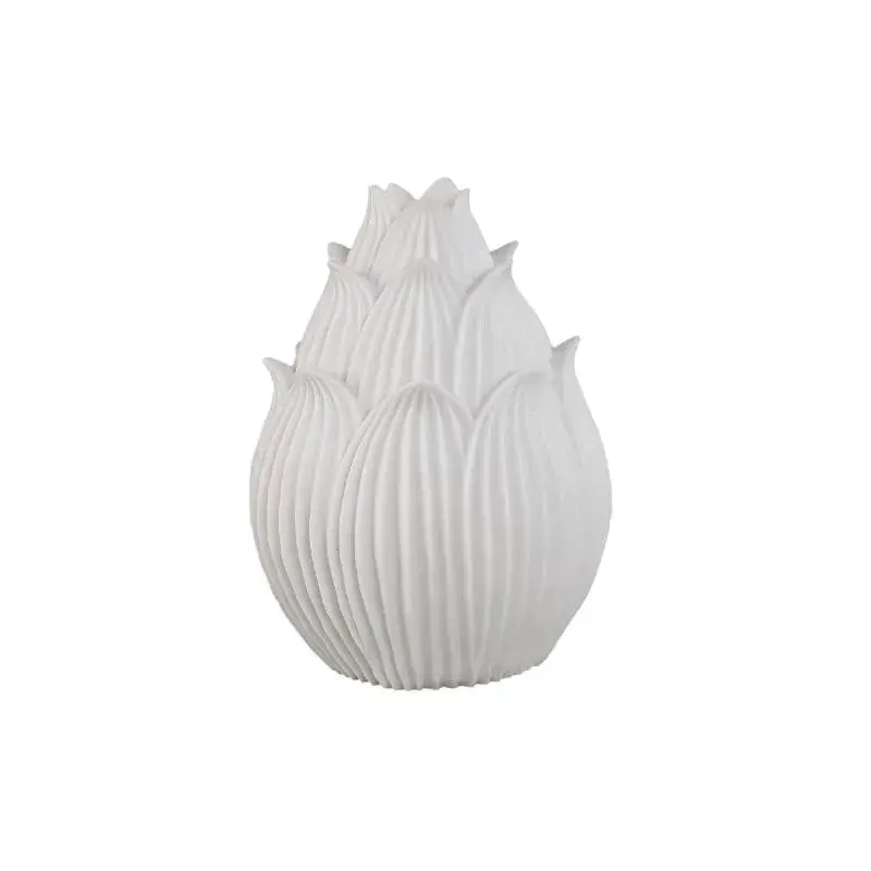 LED-Leuchte – Wiederaufladbar, Lotus-Design, Polyresin-Oberfläche - Aveda | PTMD