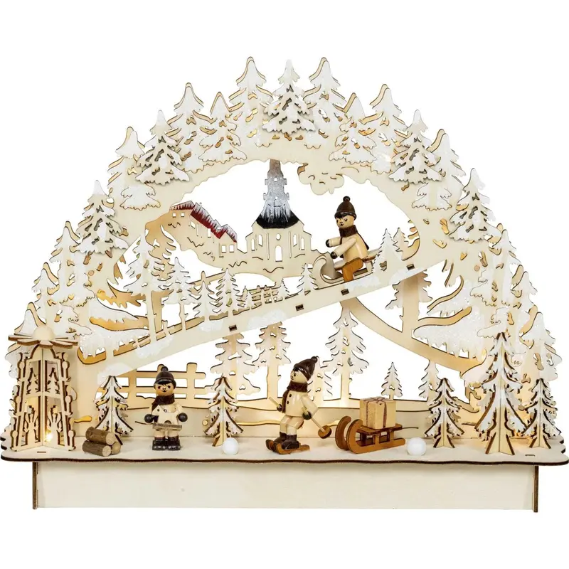 LED Lichterbogen "Seiffener Winterwald"