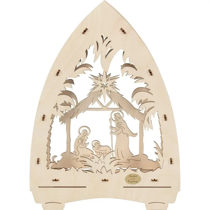 LED Lichterspitze "Christi Geburt", 29 cm