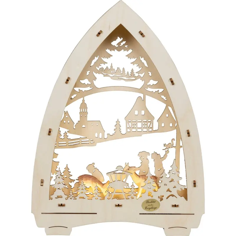 LED Lichterspitze "Wildfütterung", 29 cm