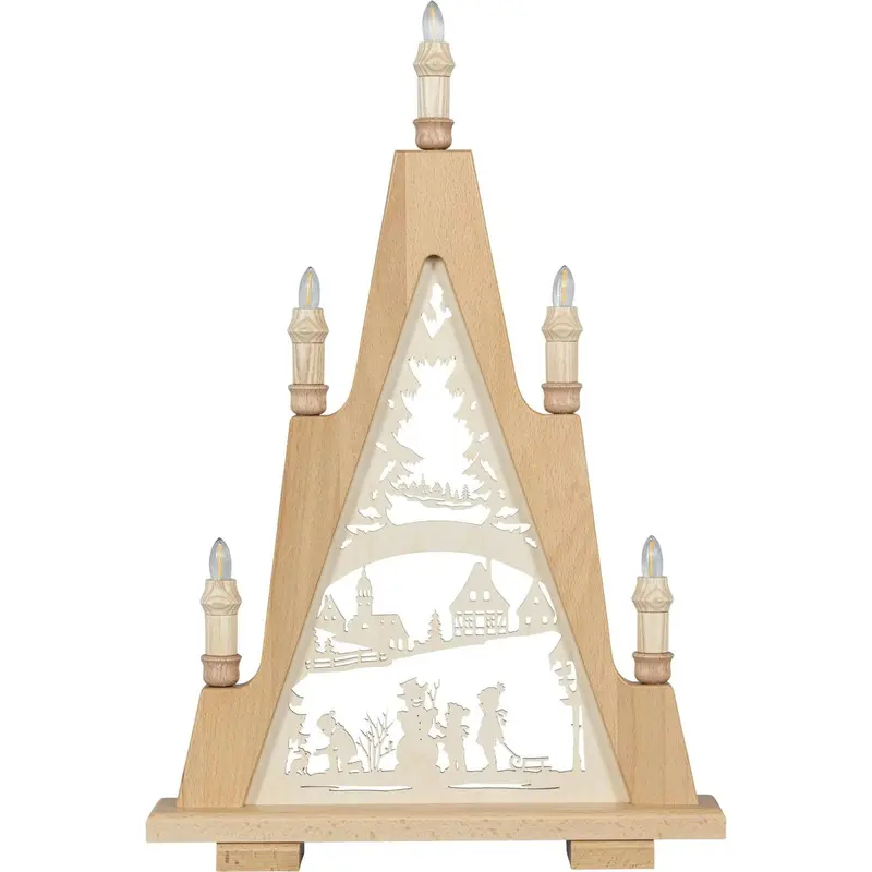 LED Lichterspitze "Winterfreuden", 51,5 cm