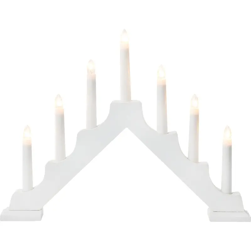 LED Schwedenleuchter "weiß", 39 cm