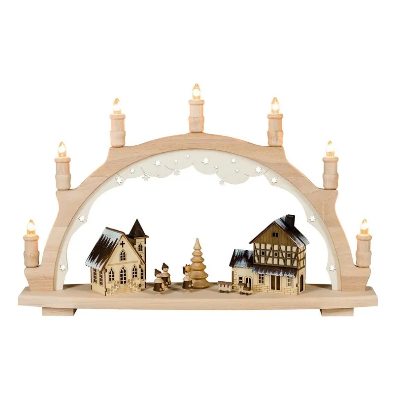LED Schwibbogen "Eisenbahn", 57 cm