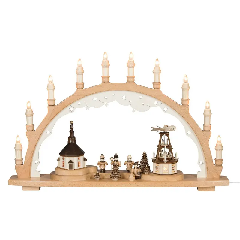 LED Schwibbogen "Seiffener Weihnacht", 66 cm