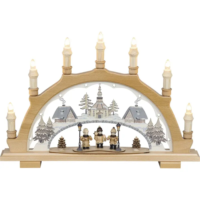 LED Schwibbogen "Sternsinger", 41 cm