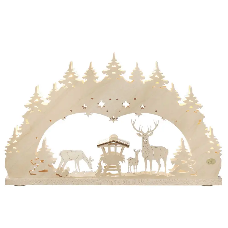LED Schwibbogen "Wald", 52 cm