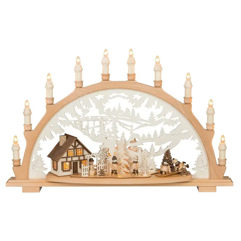 LED Schwibbogen "Winterkinder", 66 cm