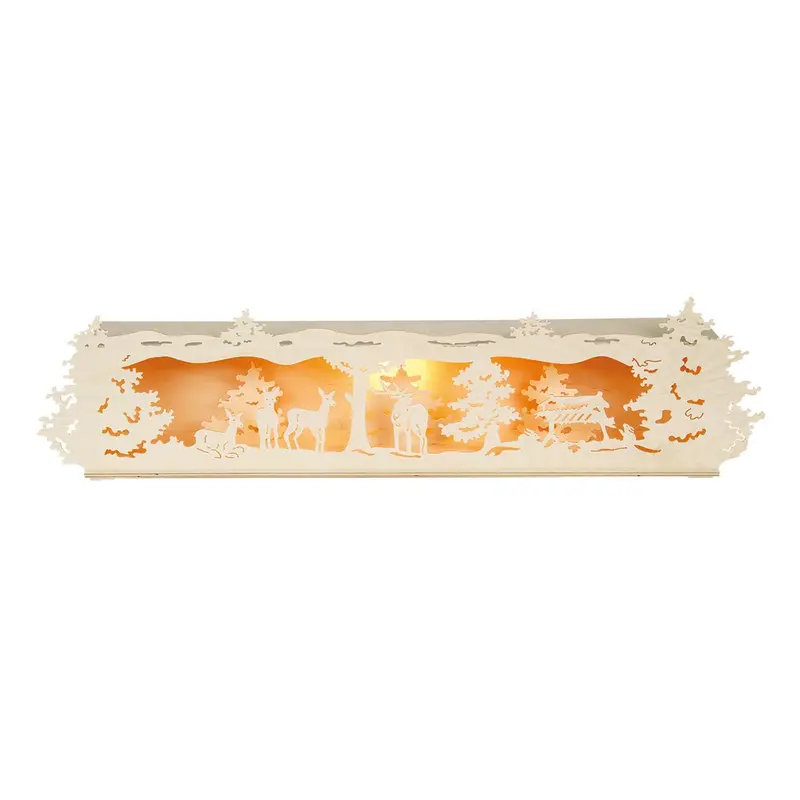 LED Schwibbogenerhöhung "Wald", 66 cm