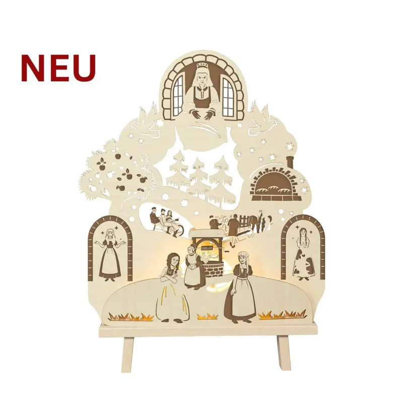 LED Standleuchte "DEFA - Frau Holle", farbig abgesetzt, 41 cm