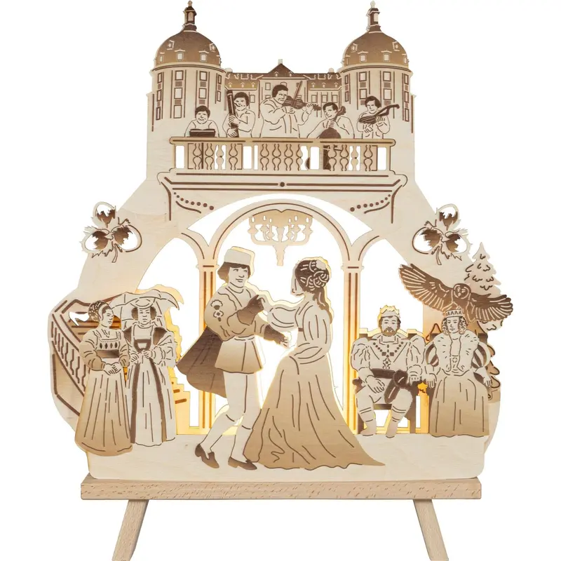 LED Standleuchte "Drei Haselnüsse für Aschenbrödel®" Limited Edition 2024, 42 cm