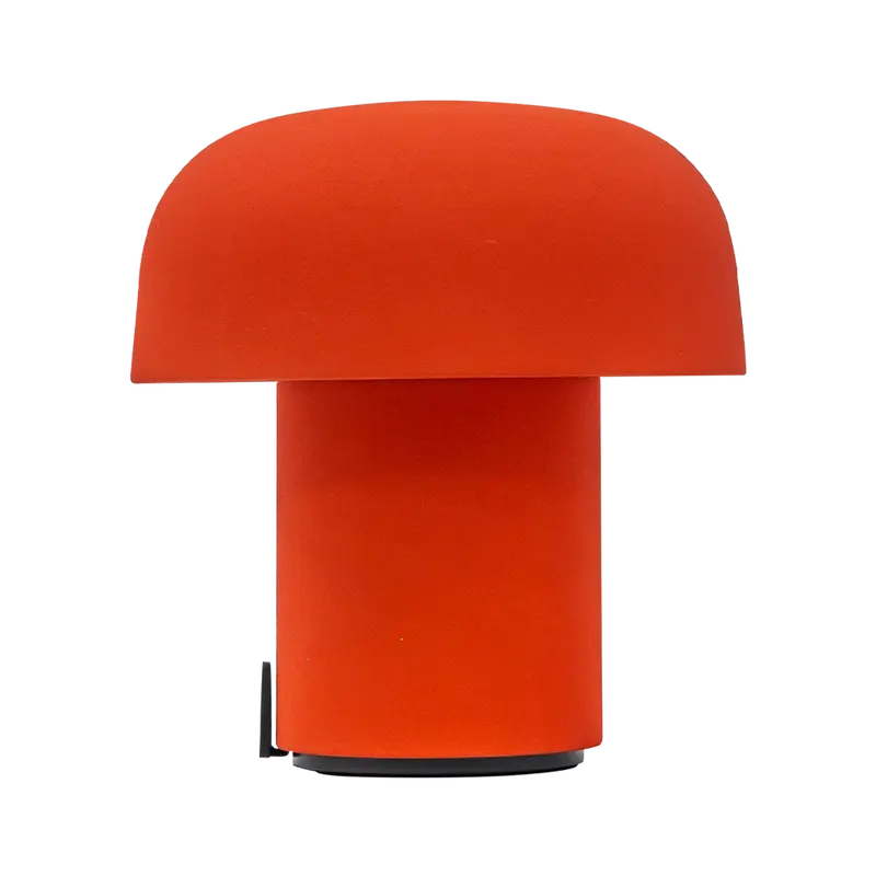 LED-Tischleuchte in Orange mit dimmbarer Beleuchtung, kabellosem Design und wiederaufladbarem Akku – Sensa | Kooduu