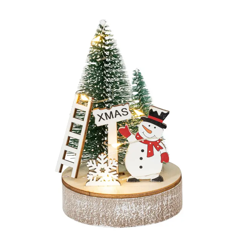 LED Weihnachtsdekoration "Schneemann" 12 cm