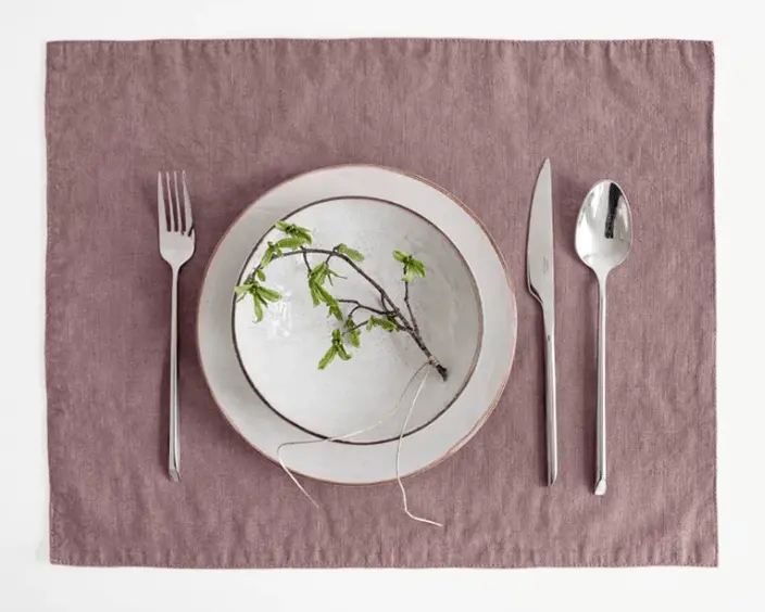 Leinen Tischset-und-Servietten-Bundle