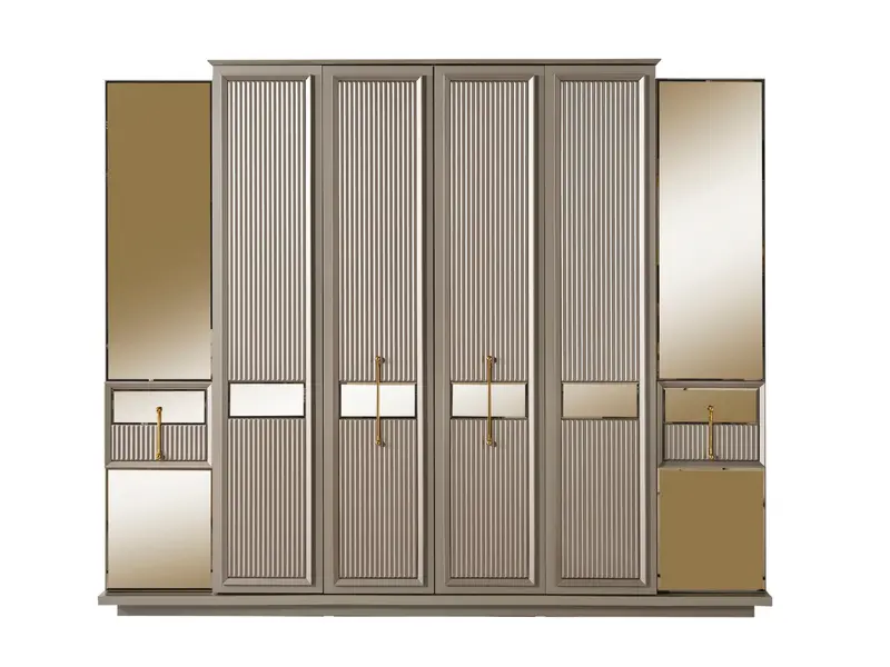 Lexus Grau Kleiderschrank