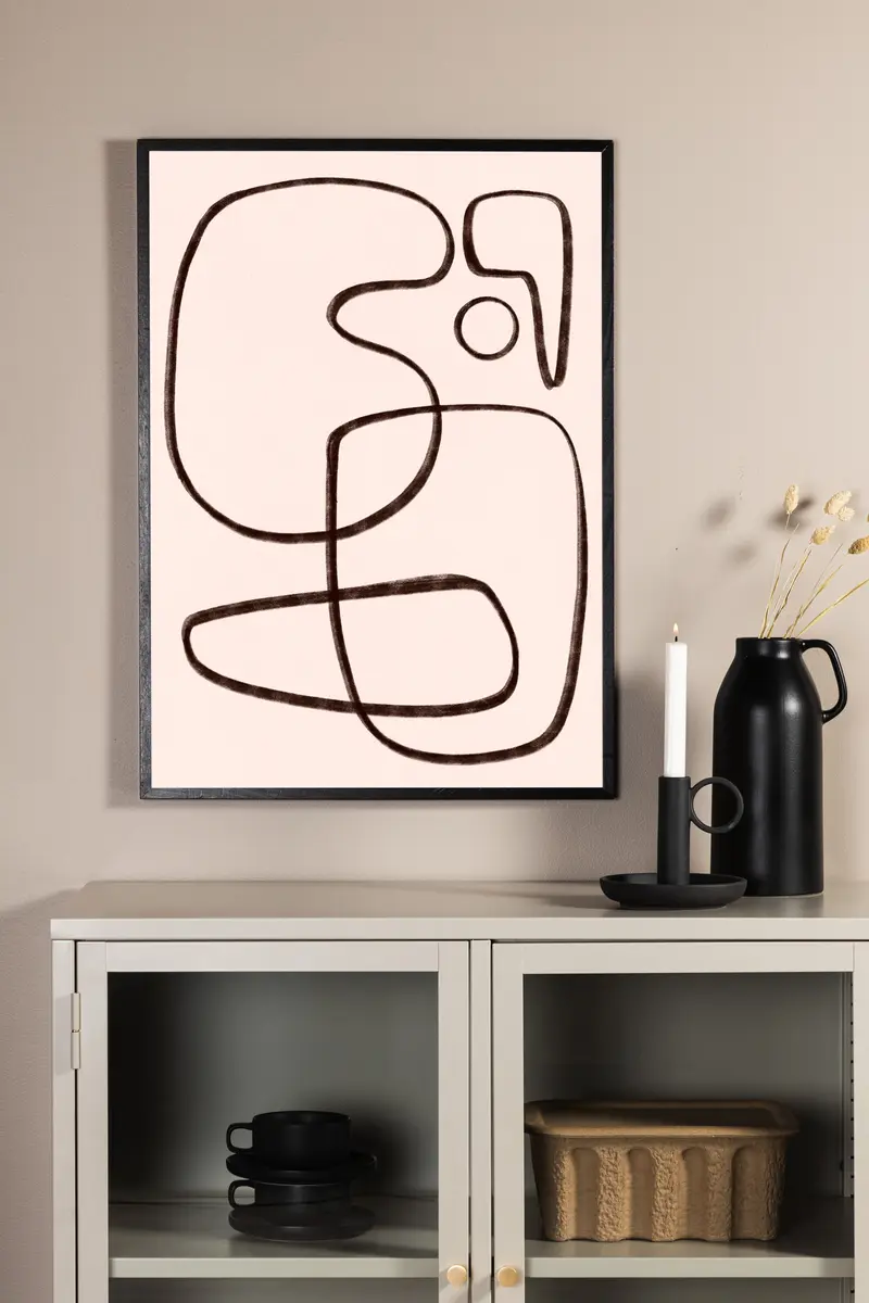 Line Art Poster Wanddekoration