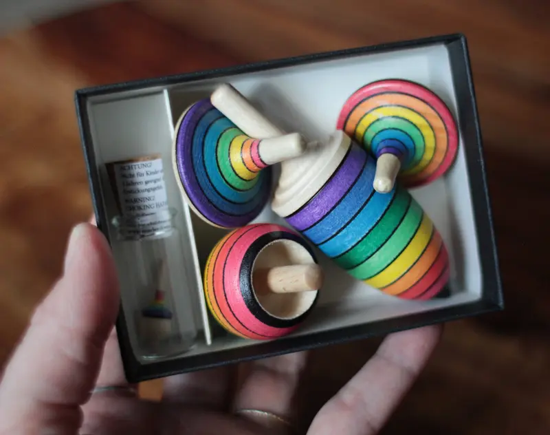 Mader Kreisel Lernset Regenbogen in Box