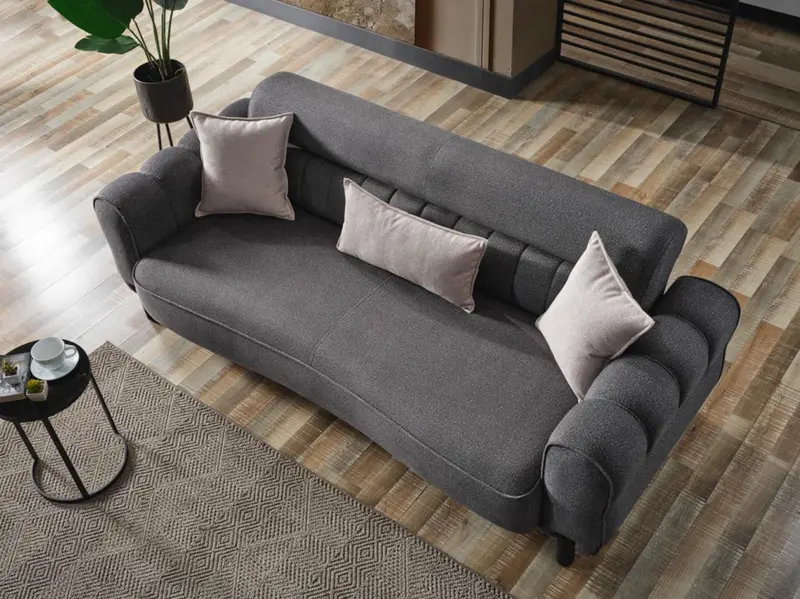 Madrid 3-Sitzer Sofa – Anthrazit