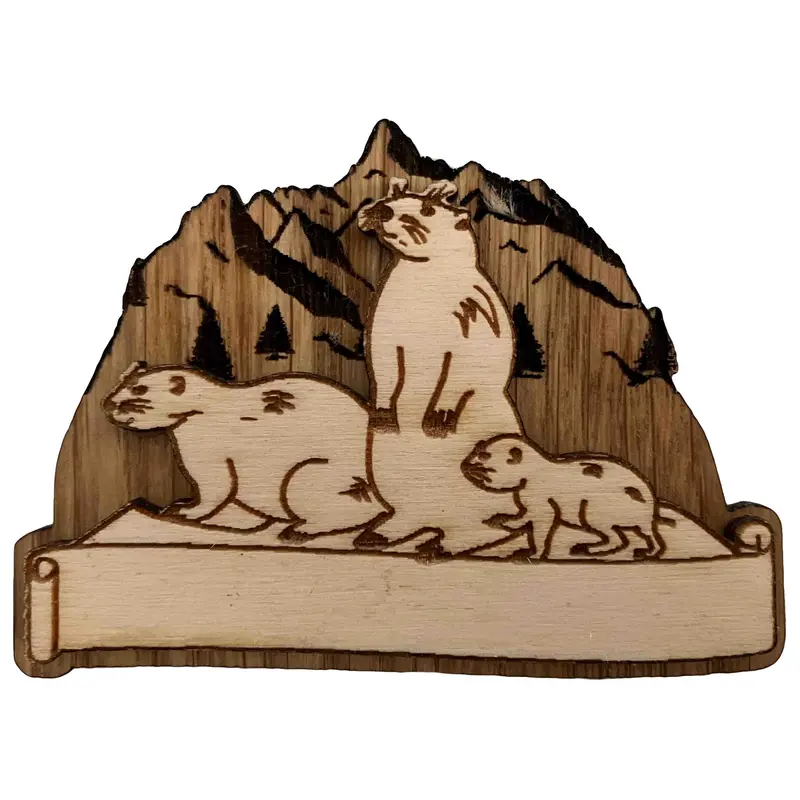 Magnet "Murmeltiergruppe"