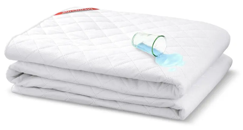 Matratzenschoner wasserabweisend ultraschallgesteppt premium 160 x 200 cm weiß