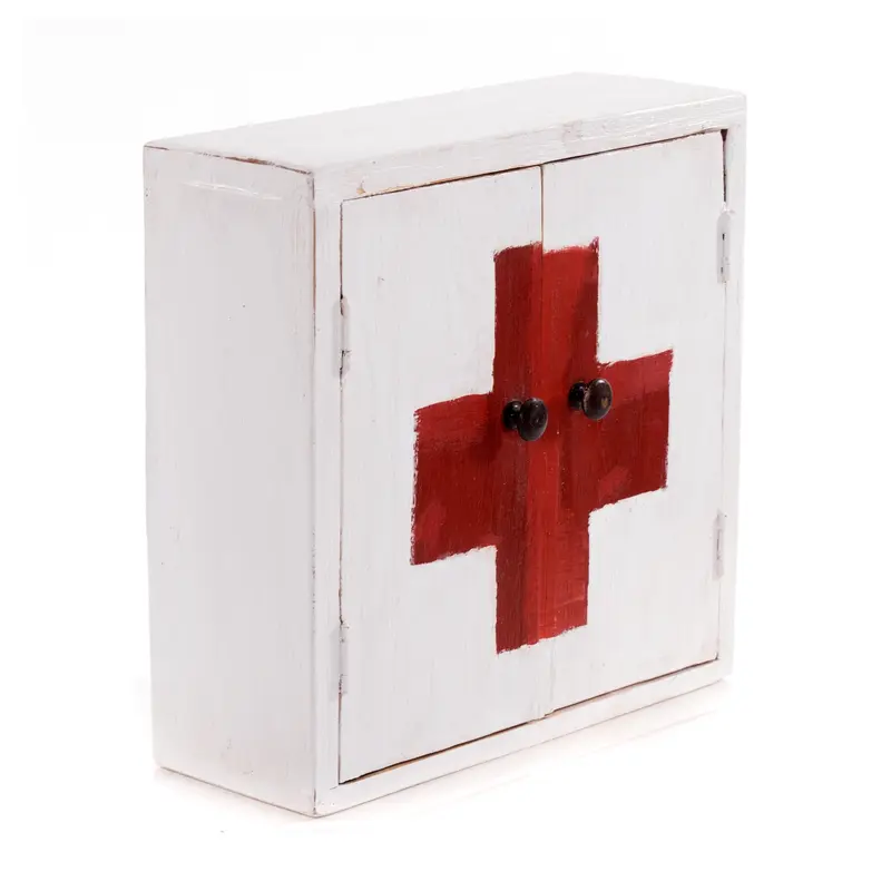MEDIZINSCHRANK "MEDIC" | 35x35x13 cm, Mahagoni | Wandschrank | Farbe