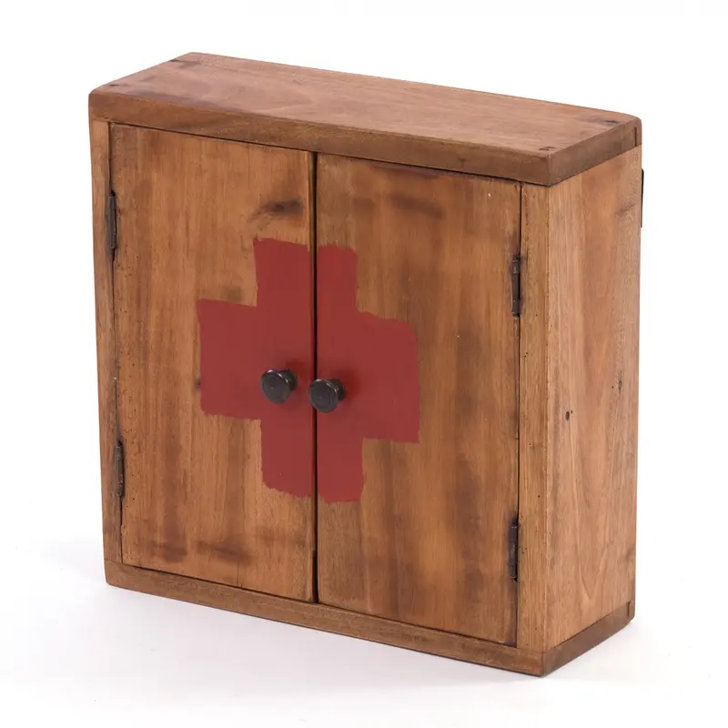MEDIZINSCHRANK "MEDIC" | 35x35x13 cm, Mahagoni | Wandschrank | Farbe