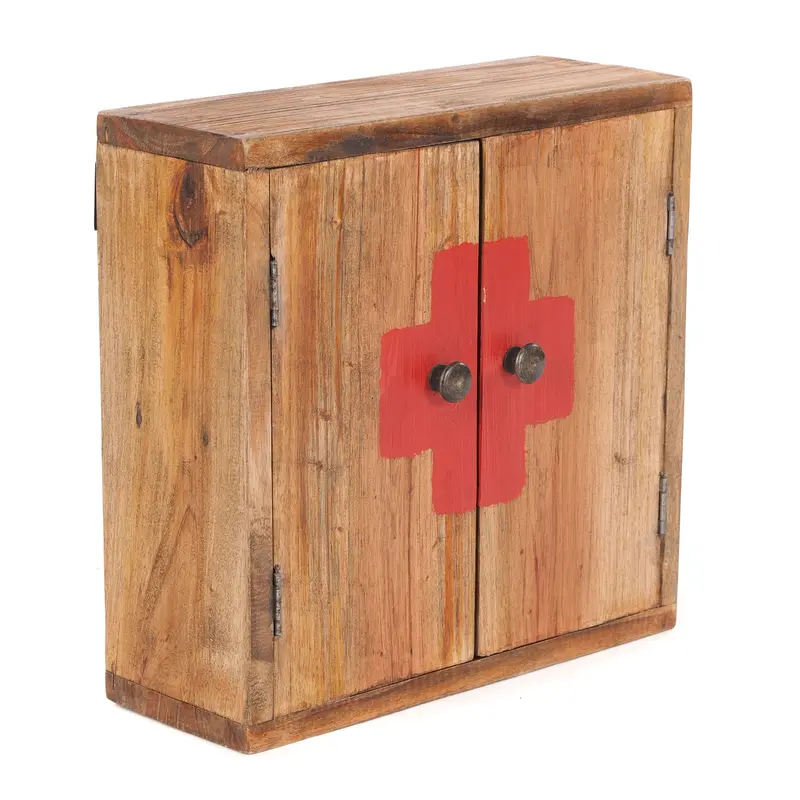 MEDIZINSCHRANK "MEDIC" | 35x35x13 cm, Mahagoni | Wandschrank | Farbe