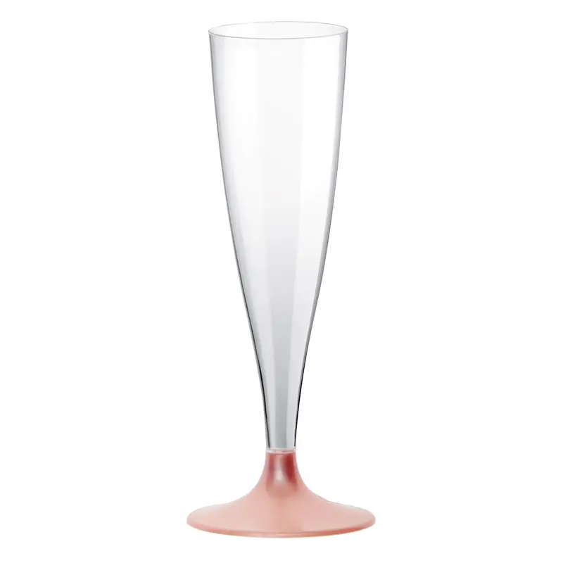 Mehrweg Sektgläser 140ml 10Stk. Fuß rosegold