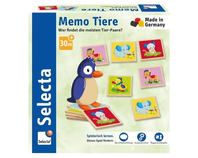 Memory Tiere (Holz)